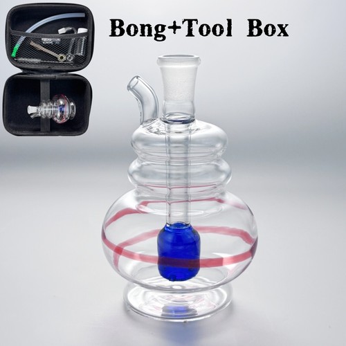 Mini glass bong - 4", water