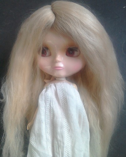 Doll wig suri alpaca - in,