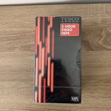Tesco 3 Hours Blank VHS Video
