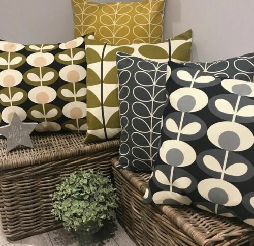 Handmade orla kiely cushion - handmade,