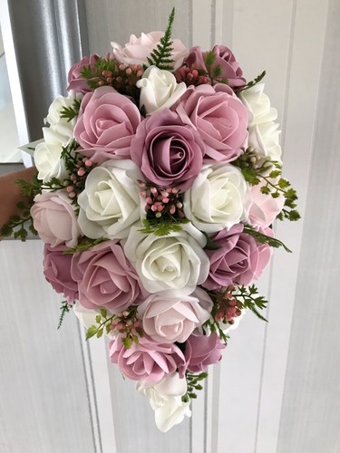 Wedding flowers ivory - wedding, ivory/dusky