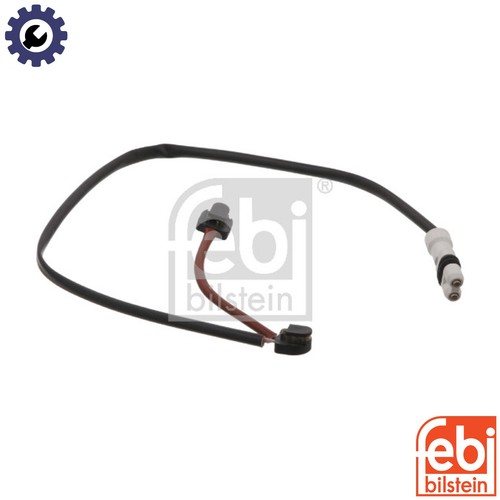 Warning contact brake pad wear - warning,