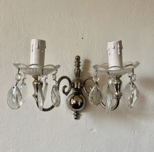 Pair Vintage Double Candle