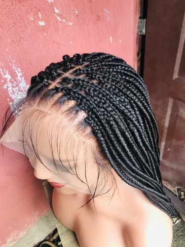 Knotless braided wig full - wig, lace