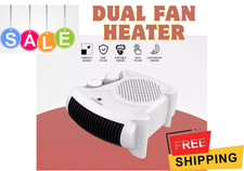 2000W Portable Electric Heater Silent Fan for Home & Office with 2 Heat Setting