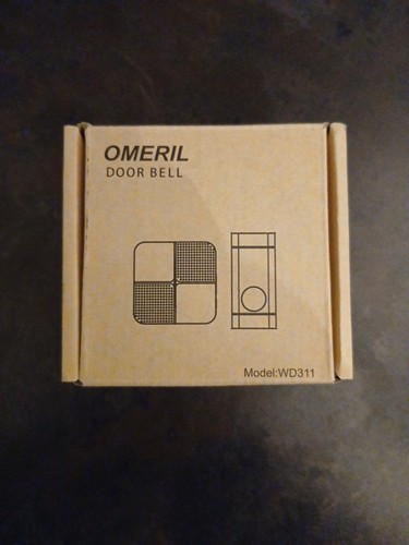 Omeril white doorbell - white,