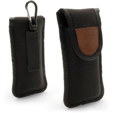 Black neoprene pouch - black,