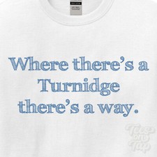 WHERE... TURNIDGE THERE'S A