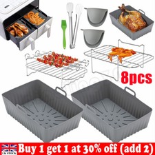 8PCS Air Fryer Rack & Grills