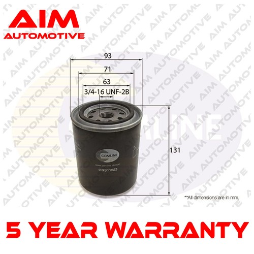 Oil filter aim fits - filter, terrano