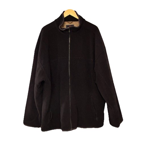 Melka black quilted fleece - black,