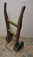 Vintage Oak Sack Truck Lovely Display Piece Full Of Patina 