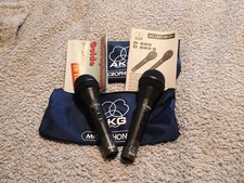 AKG 880S Dynamic Microphone X2