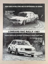 Skoda Lombard Rally 1987