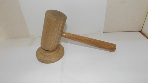 Gavel long in oak - 3/4",