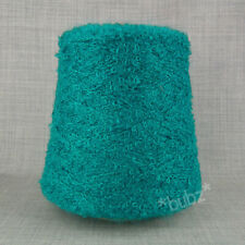 SOFT WOOL MOHAIR LOOP BOUCLE YARN 400g CONE JADE TURQUOISE DOUBLE KNITTING DK