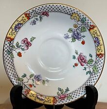SUTHERLAND CHINA - Hand Painted Saucer 1912-1941 Art Deco