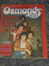 Osmonds' World Magazine Issue