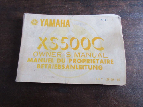 Yamaha xs500 xs500c 1976 - xs500c,
