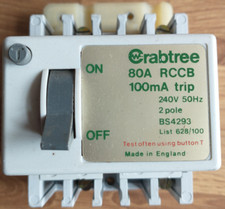 Crabtree 628/100 80A 100mA