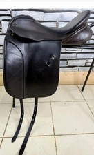 17 1/2” MW Farrington Kentucky Dressage Saddle - Brown