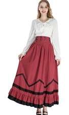 CR ROLECOS Victorian Costume Women 1800s Edwardian 2-Piece Size M