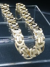 9ct Yellow Gold Flat Byzantine