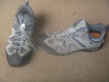 MERRELL Mens Walking Shoes Lace Up Size 12 UK  Waterproof Grey- Trainers