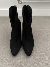 Karen Millen Suede Black Ankle