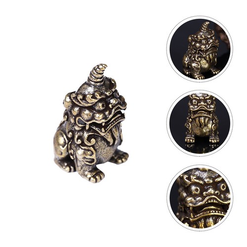 Brass kylin ornament - kylin, chinese