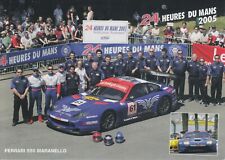 Ferrari 550 Maranello Promo Card - Le Mans.