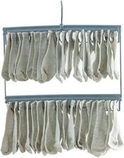 Clothes Pants Trouser Hanger Multi Layer Storage Closet Space Saver Organizer UK