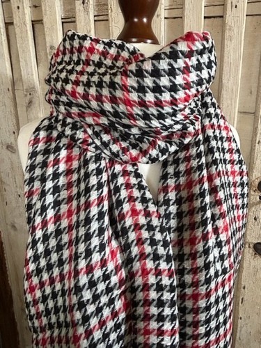 Off white dogtooth fine wool - , &