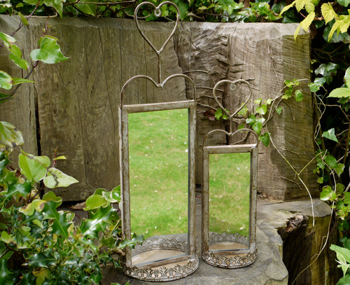Set outdoor mirrors heart - set, 2
