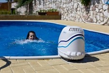 Swimming pool exercise - exercise, swim