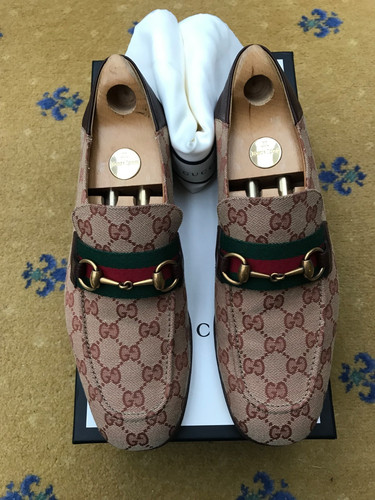 Gucci loafers shoes monogram - gucci,