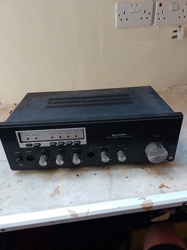 Sharp 1122 stereo amplifier - sharp, sm-1122