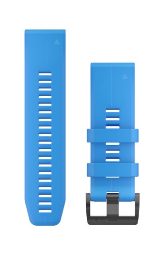 Cyan blue silicone watch - cyan,