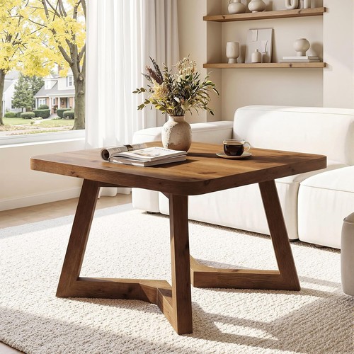 80cm solid wood square coffee - square,