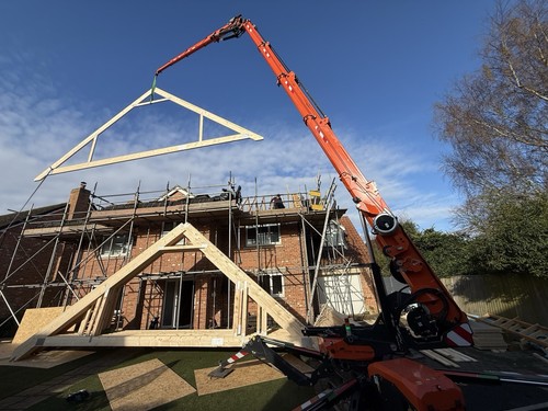 Spider crane hiab - crane,