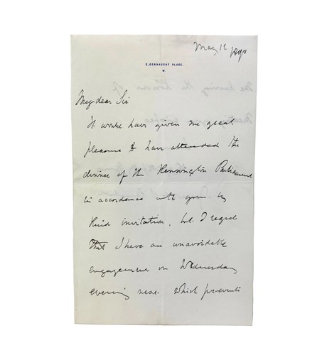 Original autograph letter - original,