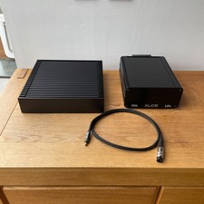 Roon Nucleus Rev B Music Server with MCRU LDA XLCR Furutech Linear Power Supply