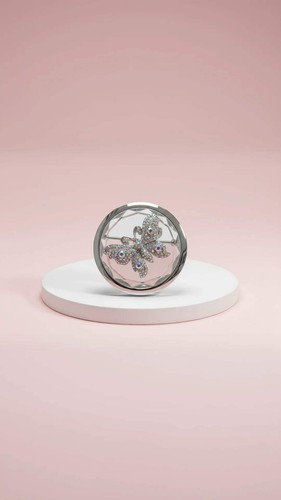 Butterfly sparkly compact - butterfly,