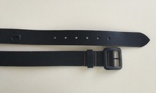 Stussy Deluxe Black Leather Belt With Key Hook Size L/XL