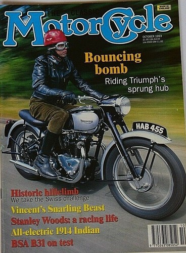 Classic motorcycle oct 1993 - oct,