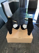 Black Studded Zara Shoes