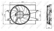 KGF Engine Cooling Fan Fits