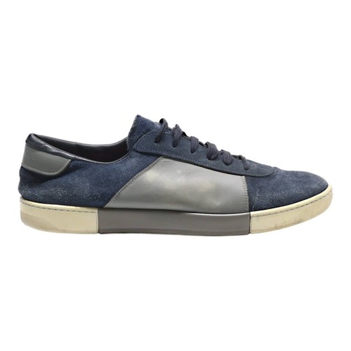 Prada low top trainers blue - low,
