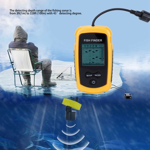 Portable sonar fish finder - portable,