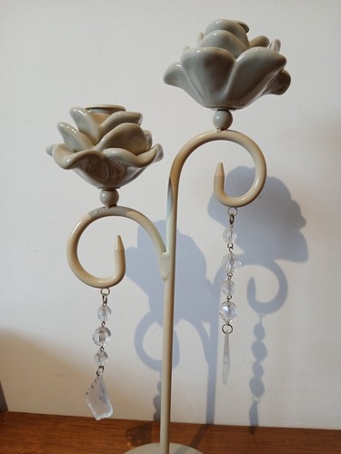 Brandani metal double candle - metal,
